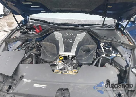 2016 Infiniti Q50 3.0T Red Sport 400 из США, поврежденный, VIN JN1FV7AP0GM421111